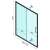 Sarok Zuhanykabin Rapid Slide - Fekete - 1090-1310x1950 mm 96308551