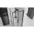 Sarok zuhanykabin Rapid Slide, black frame, sliding door, shower cabin, bathroom interior