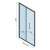 Sarok zuhanykabin Rapid Fold - Fekete - 80x195 cm 96309183