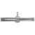 Rea Neo Slim Pro Nickel Brush INOX 90 lineáris zuhanyfolyóka, rozsdamentes acél, elölnézet