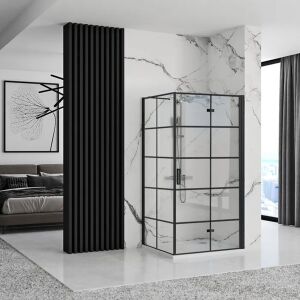 Rea Molier Black Shower Cabin 100x90 139809252 - Rea