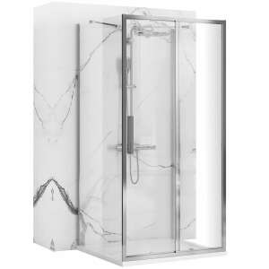 REA Rapid Slide Chrome shower enclosure, elegant design, easy clean coating - Rea