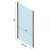 REA Rapid Slide Chrome shower enclosure, dimensions, 930mm wide, 1950mm high, 985-995mm deep