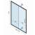 REA Rapid Slide Chrome shower enclosure, dimensions, 1290-1310mm wide, 1950mm high, 585mm, 660mm deep