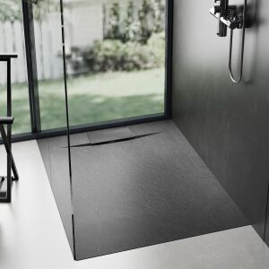 Duschtasse Bazalt Black 90x90