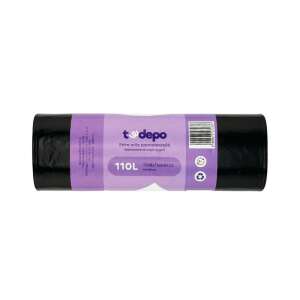 t&depo 110L extra strong garbage bags, 10 bags per roll, 60x100cm - Trash Bag