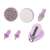 Accesorii pentru șlefuitorul electric pentru unghii și uscător, 5 freze interschimbabile, liliac