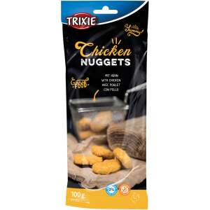 Trixie Csirke Nuggets Kutya Jutalomfalatok, 100g-os csomag, gluténmentes, cukormentes - Kutya jutalomfalat