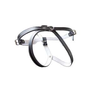 Exotic-K L4 bőr kutya hám, fekete, állítható, 66-83 cm, 20 mm - Állattartás