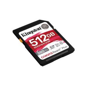 Kingston Canvas React Plus 512GB SDXC UHS-II Speicherkarte - Kingston Speicherkarten