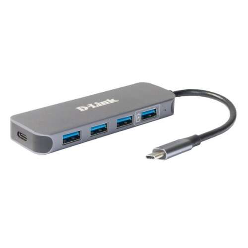 D-Link DUB-2340 USB-C Hub so 4xUSB 3.0 Type-A portami a 1xUSB-C/PD 3.0 portom