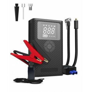 5 в 1 преносим стартер за скок, powerbank и компресор