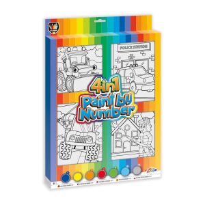 4 in 1 Paint by Numbers - for Girls