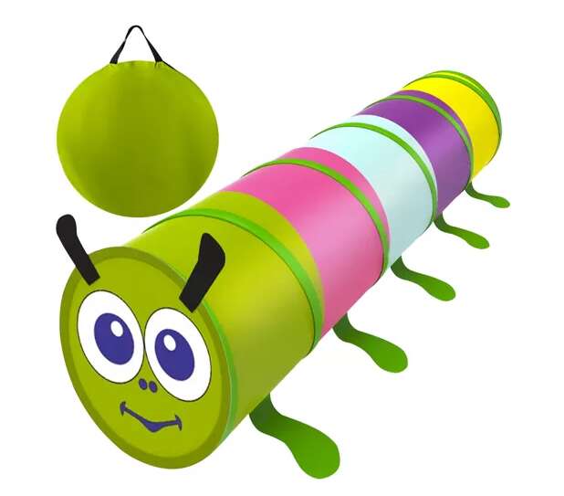 Kruzzel Játszóalagút - Hernyó - zöld-lila