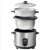 Bestron ARC180BW rice cooker with steaming basket, disassembled view