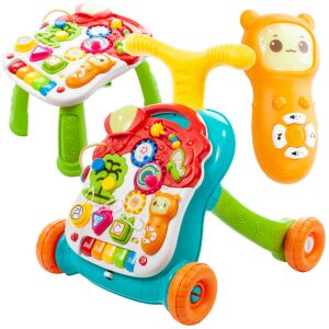 MalPlay 3in1 Interactive Walker and Table #green-blue