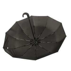 Összecsukható fekete esernyő nyitva, 100cm átmérő - Esernyő