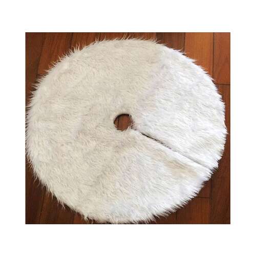 Karácsonyfa szőnyeg fehér - 90cm 96343288 - Karácsonyfa talp
