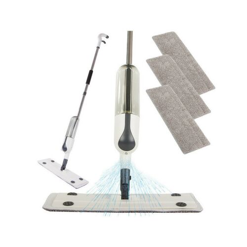 Szórófejes lapos felmosó 3x mikroszálas vezetővel