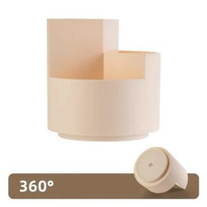 Forgatható Írószertartó - Rózsaszín - 12x12cm 133319977 - Irodai kiegészítő