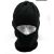 Fekete multifunkciós nyakmelegítő símaszkként viselve