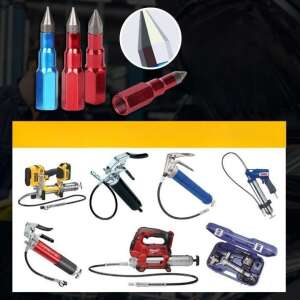 Zsírzótoll zsírzópisztolyhoz, 2 db-os csomag, kék és piros színben - Kézi zsírzó