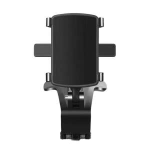 Univerzális autós telefontartó, fekete, 360 fokos forgatás - Autós pohártartó