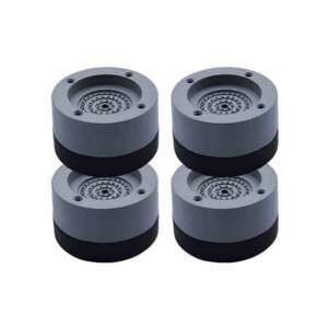 4 db szürke rezgéscsökkentő mosógép láb - Háztartási nagygép kiegészítő