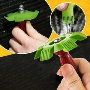 Zöld autó hűtőrács fésű, hűtőrács tisztító eszköz, autó javító eszköz - Autóápolási eszköz