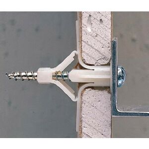 Szárnyas Tipli gipszkarton tipli használat közben - Fúrók és csavarozó kiegészítő