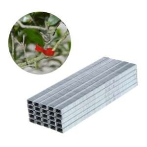 10.000 db fém kapocs kötözőgéphez, ideális szőlővesszők, növények és virágok kötéséhez - Kötözőgép