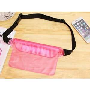 Vízálló öv táska telefonhoz és egyéb apró dolgokhoz rózsaszín színben - Vízálló táska
