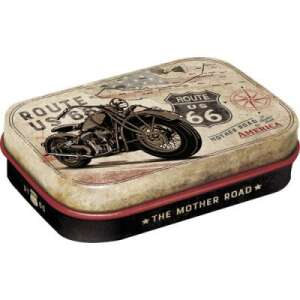 Route 66 - Mother Road of America - Metal Tin with Peppermint Candy - Cukorka