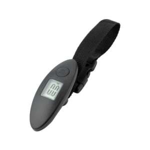 Fekete digitális poggyász mérleg pánttal - Bőrönd kiegészítő