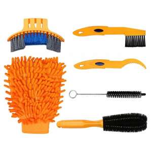 Kerékpártisztító Kefe Szett - 6 részes