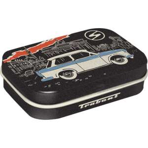 RETRO Trabant Berlin Cukorka tin box with peppermint dragees - Cukorka