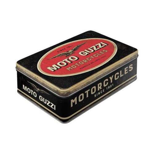 Moto Guzzi Motorcycles Tárolódoboz, fekete, piros logóval, 2,5L - Konyhai tárolóedény