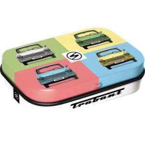 Trabant Popart Mint Tin with 4 Trabant Cars - Cukorka