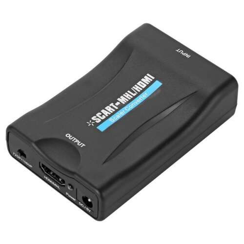 SCART HDMI átalakító adapter, ferde nézet