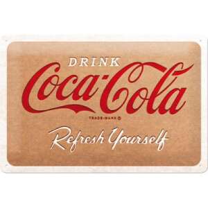 Coca Cola Cardboard Logo Fémtábla 39330101 