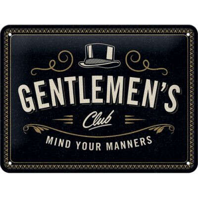 Gentlemen&amp;- 039;s Club - Fémtábla