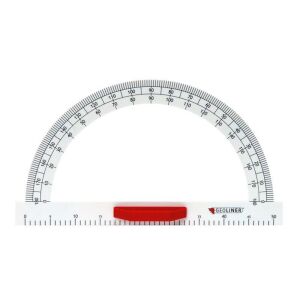 GEOLINER 50 cm szögmérő pontos szögméréshez és rajzoláshoz - Iskolai szögmérő