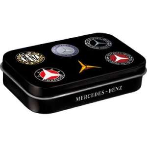 Mercedes-Benz Retro Mint Tin with assorted logos - Cukorka