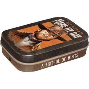 RETRO A Fistful of Mints tin with Clint Eastwood image, peppermint dragees - Cukorka