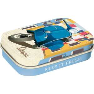 Retro Vespa Italian Loundry Cukorka tin with peppermint dragees - Cukorka
