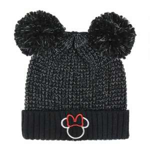 Black Minnie Mouse winter hat with two pom-poms - Kids' Hat & Set