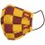 Harry Potter Gryffindor House kids face mask, side view