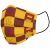 Harry Potter Gryffindor House kids face mask, side view