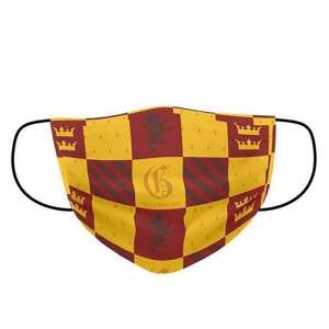 Mască de față Harry Potter Gryffindor, poliester, 2 straturi pentru adulți - Mască pentru gură