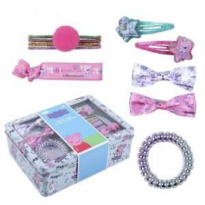 10-piece Peppa Pig Hair Accessory Set in Metal Tin 96371847 - Vanity Table, Makeup Set, Fragrance